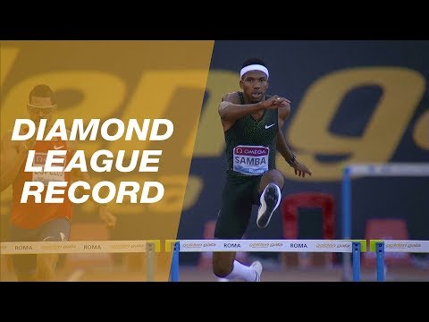Abderrahman Samba Wins 400m Hurdles Men - IAAF Diamond League Rome 2018