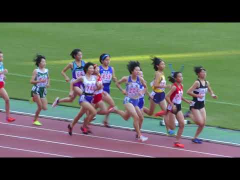 H29　ジュニアオリンピック　B女子1500m　予選3組