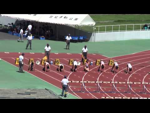 2015 関東選手権陸上 女子100mH準決勝2組