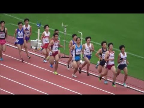群馬県高校陸上強化大会2017 男子1500m1年TR1組
