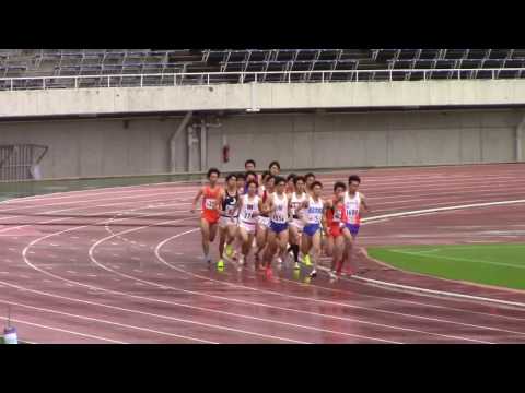 2017 西日本インカレ陸上 男子1500m 予選1～4