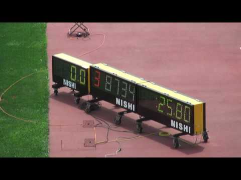 H29　千葉県　中学通信陸上　女子200m　準決勝3組