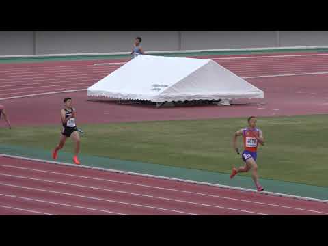 2018 東北高校陸上 男子 4×400mR 準決勝2組