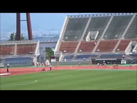 女子4×100mリレー予選2組、1着：松山東高　49秒31 ～第72回愛媛陸上選手権大会～