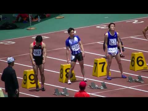 20180520九州実業団陸上 男子100m