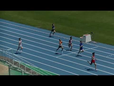 20220521山口県中学校春季体育大会（西部） 男子200m決勝