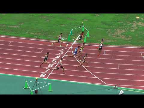 H29　千葉県ｼﾞｭﾆｱｵﾘﾝﾋﾟｯｸ最終選考　B男子100m　決勝