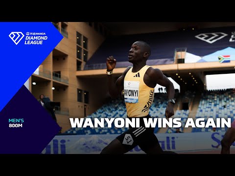 Emmanuel Wanyonyi starts 800m title defence with win in Marrakech - Wanda Diamond League 2024