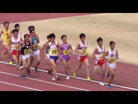 第65回大阪学生陸上競技選手権大会　男子5000ｍ決勝