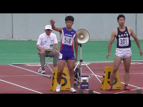 2017 東北陸上競技選手権 男子 100m 予選1組