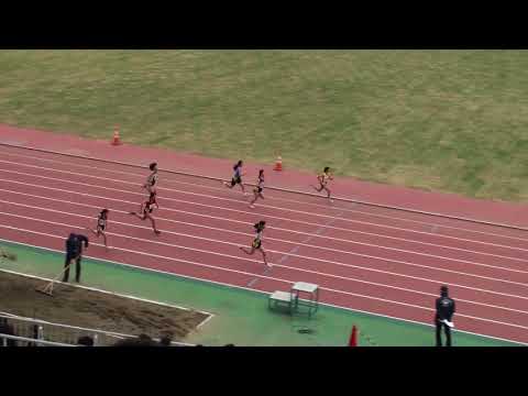 2018 第1回県記録会 中学女子100m3組