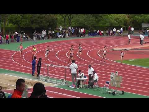 2018京都高校陸上　市内ブロック予選　女子400m1組