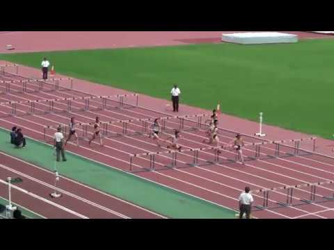 2018 茨城県選手権陸上 女子100mH決勝