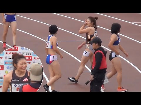 福部真子など 予選 一般＆GP 女子100mH 布勢スプリント陸上2024