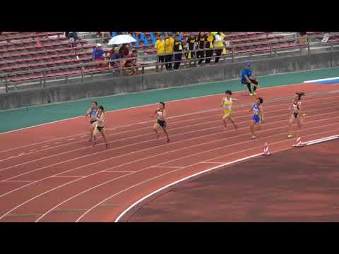 2018全国高校総体陸上南九州大会（沖縄）女子200m予選3組