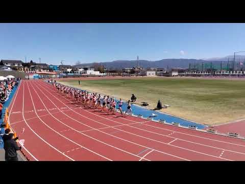 春の高校伊那駅伝　女子のスタート（2023年3月19日）