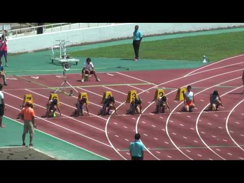 H29　千葉県中学総体　3年男子100m　準決勝1組