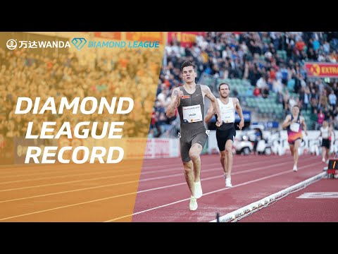 Jakob Ingebrigtsen sets Diamond League record of 3:46.46 in Oslo mile - Wanda Diamond League 2022