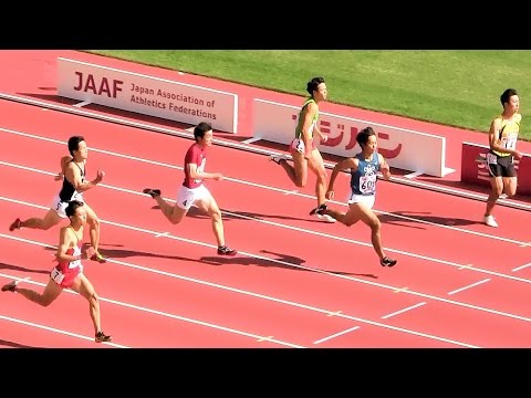 2015ジュニア陸上男子 100ｍ 予選2組 20151017