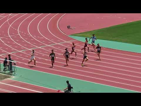 18年6月4日熊本県高校総体 男子200m決勝