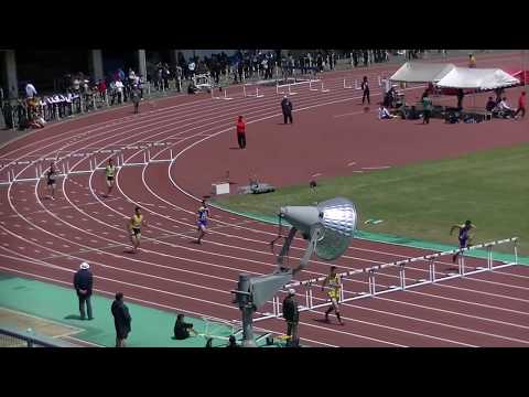 20180408福岡県春季記録会 高校男子400mH決勝1組 Fukuoka Pref. Spring Track Meet H.S. Men&#039;s 400mH Final-1