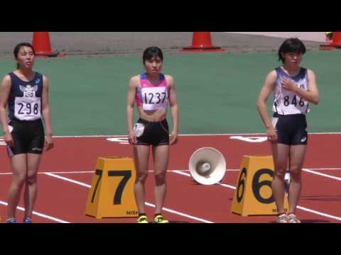 20170430群馬高校総体中北部地区予選女子100mH1組