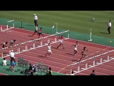 高男110mH決勝　2017高校新人中部ブロック予選