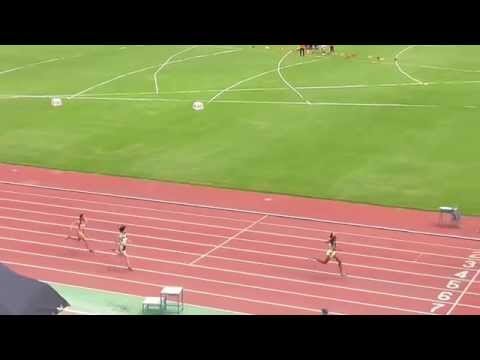 2015 関東選手権 陸上 女子 Women&#039;s 200m 予選3組 Heat 3