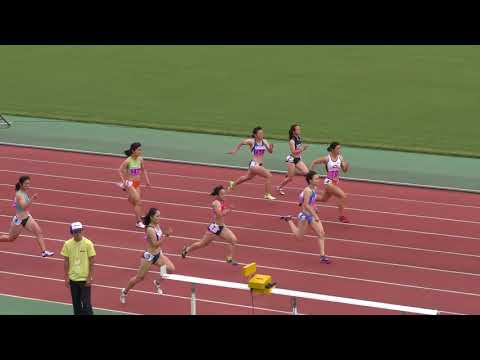 2018 関東インカレ陸上 女子 100m 予選2組