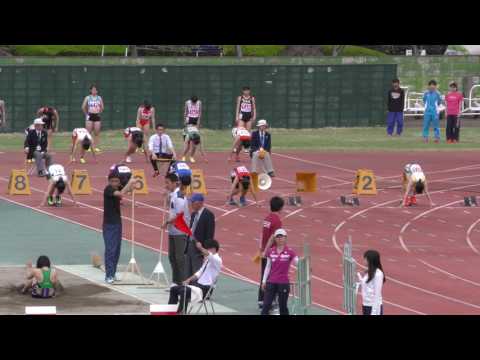 20170422群馬リレーカーニバル女子100m6組