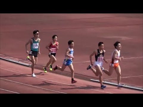 第27回群馬大学競技会2018.4.1 男子1500m4組