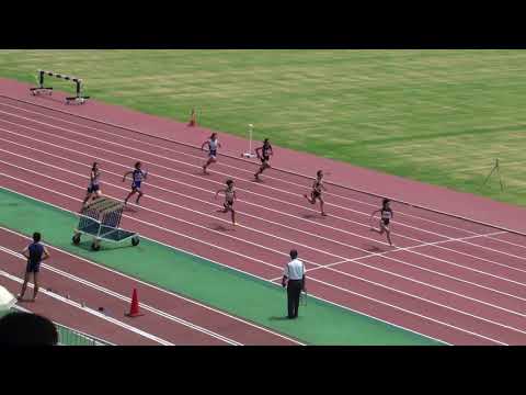 2018 茨城県高校個人選手権 女子100m予選6組