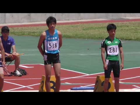 20170519群馬県高校総体陸上男子100m予選11組