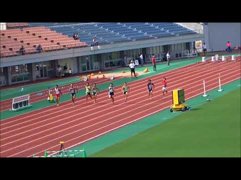 男子100m決勝、1着：岡本祥（済美高）10秒83 ～愛媛県高校陸上新人大会2017中予地区予選～