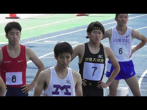 【頑張れ中大】日体大記録会 男子800m9組 鳥居風樹1:50.09PB(2019年度新入生) 2018.5.12