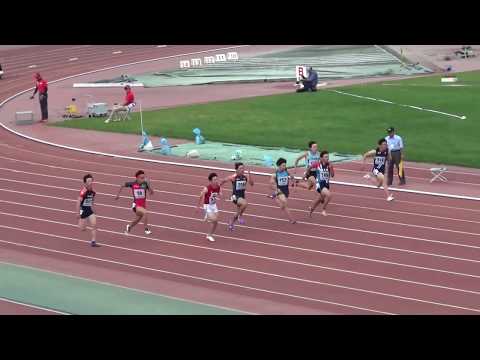 男子100m_準決勝3組_第72回北海道高校陸上20190619