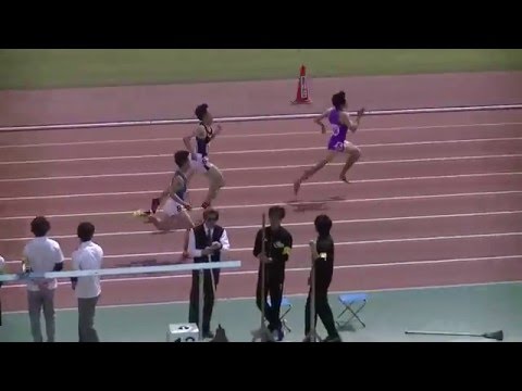 2016大阪インカレ　男子400ｍ　予選　第1組