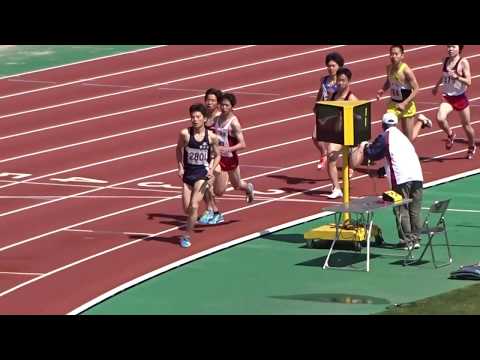 2018年 兵庫陸上競技春季記録会　男子 800ｍ 7組