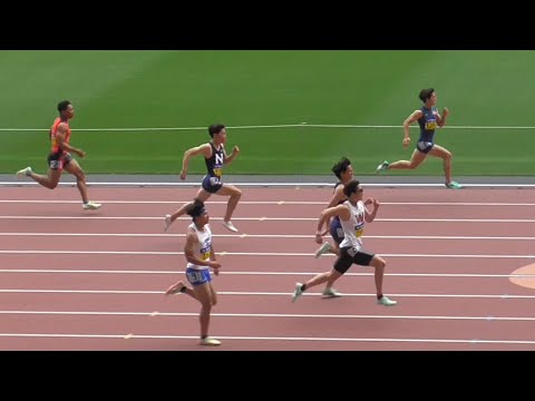 男子200ｍタイムレース　関東学連春季オープン陸上2023