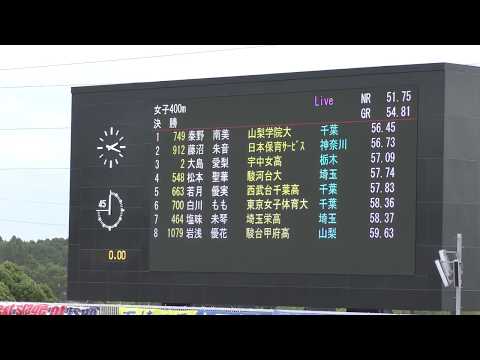 H30　関東選手権　女子400m　決勝