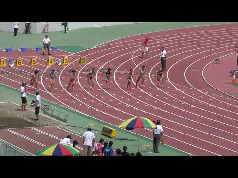 H30　関東選手権　女子100m　準決勝1組
