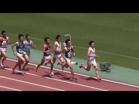 2016　関西インカレ　1部　男子800ｍ予選1組