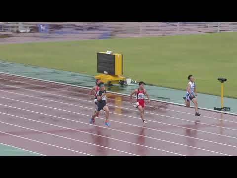 2018 東北高校新人陸上 男子 200m 予選2組