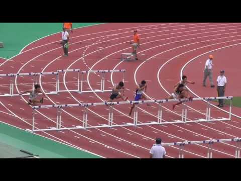 第59回東海陸上競技選手権大会　男子110mH　予選第4組　2016/8/28