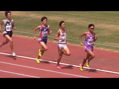 平成 29 年度第 1 回関西学連競技会　男子1500ｍ2組