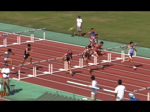 大会新13秒88 男子110mハードル決勝 近畿中学総体2019