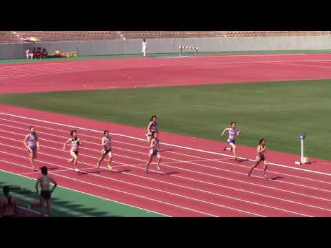 2016 東海学生陸上　女子100m 予選3