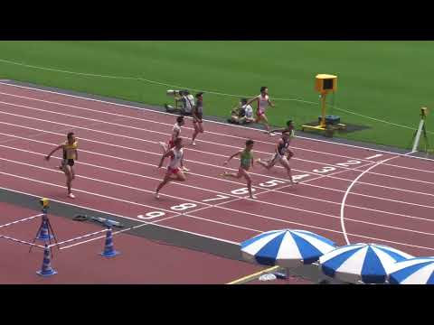 男子2部100m準決勝1組　関東インカレ2022