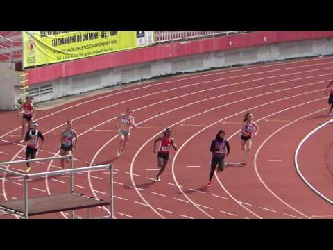 200m women heat 1 - Asian Junior 2016