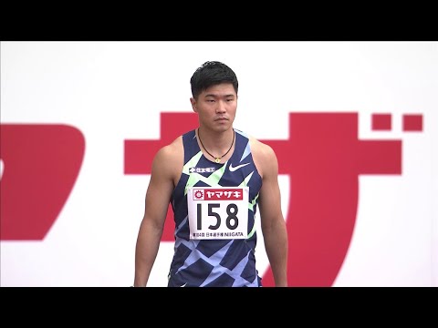 【第104回日本選手権】 男子 100ｍ 予選3組